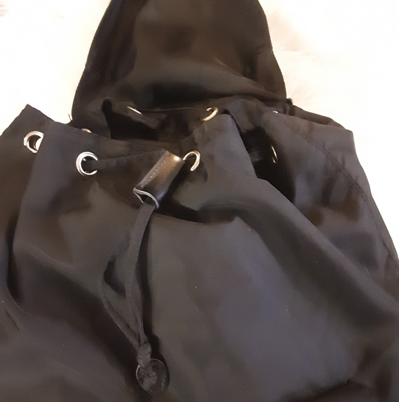 Womans Black Backpack - Picture 2 of 4